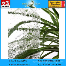 3-8mm Clear Flora Patterned Figure Glass with AS/NZS2208: 1996